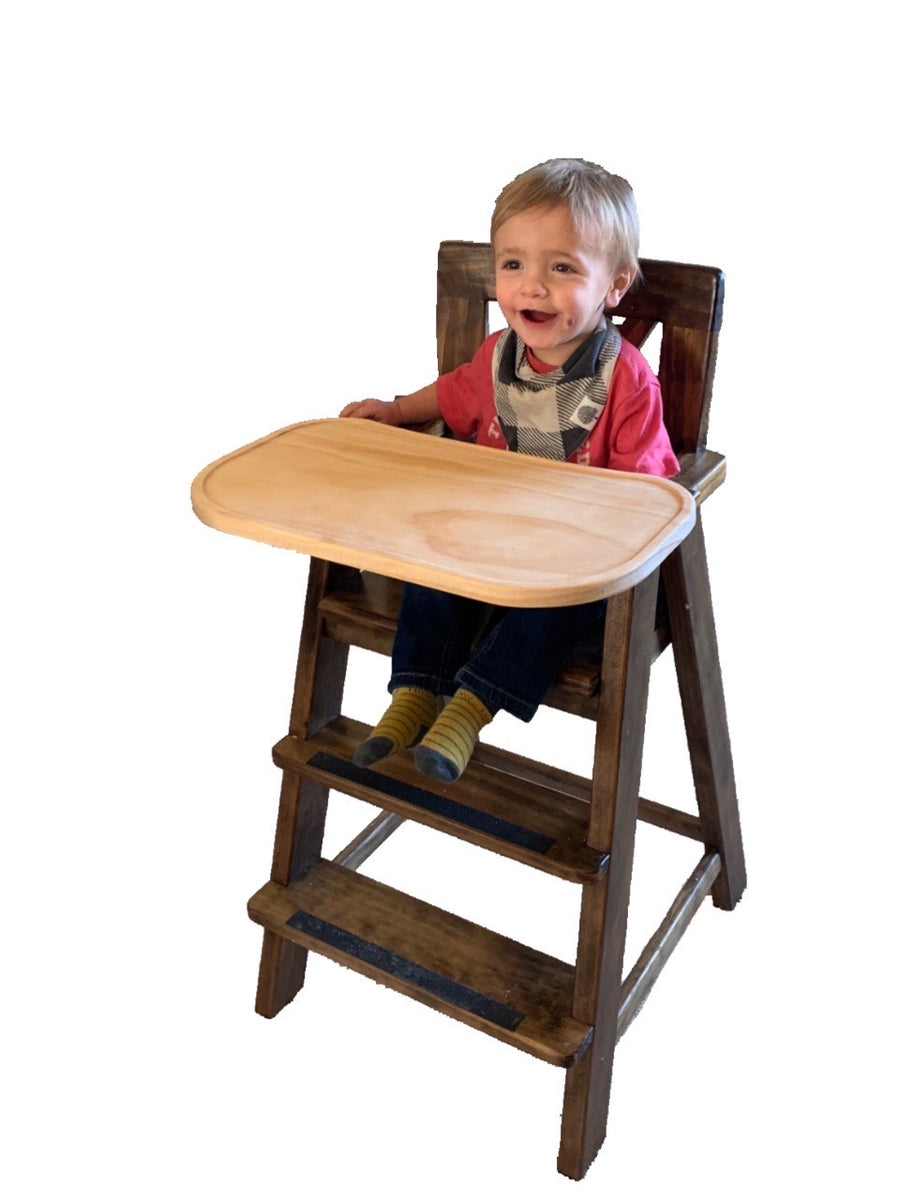 Babystart wooden high online chair