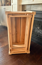 Farmhouse Crate, Storage Bin, Toy Box, Cedar Crate, Planter Box, Extra Large Wooden Crate - TKP Designs, LLC