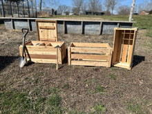 Farmhouse Crate, Storage Bin, Toy Box, Cedar Crate, Planter Box, Extra Large Wooden Crate - TKP Designs, LLC