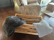 Farmhouse Crate, Storage Bin, Toy Box, Cedar Crate, Planter Box, Extra Large Wooden Crate - TKP Designs, LLC