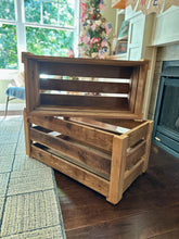 Farmhouse Crate, Storage Bin, Toy Box, Cedar Crate, Planter Box, Extra Large Wooden Crate